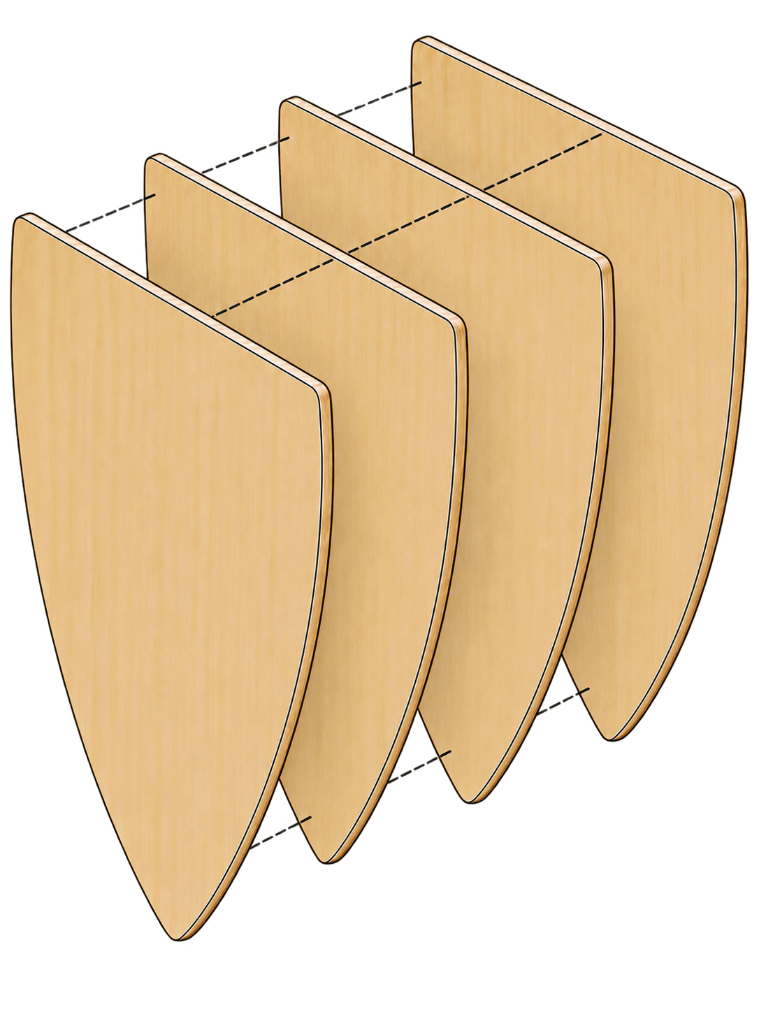 How Were Medieval Shield Planks Joined?